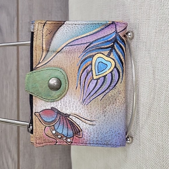 Anuschka Handbags - Anuschka Hand Painted Leather Wallet